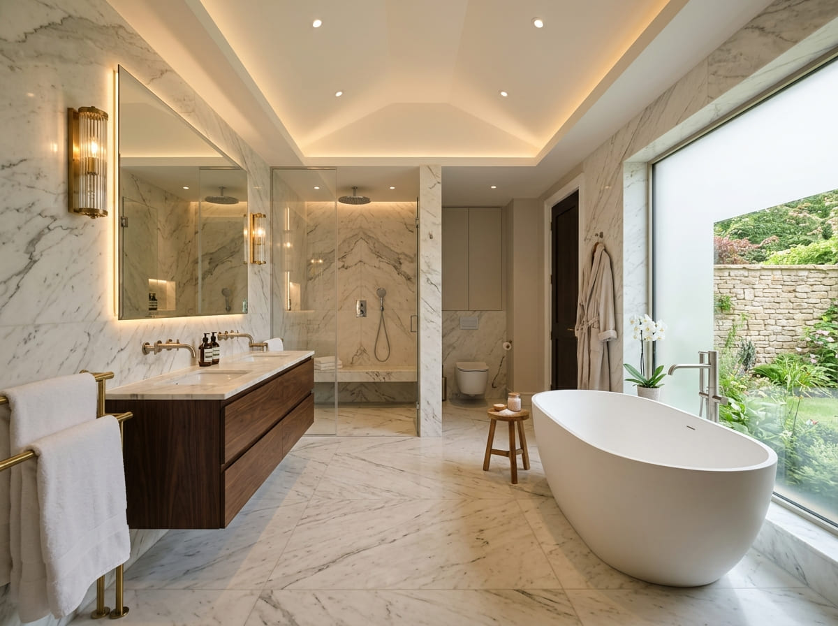 Custom Bathroom Renovation in Aubrey